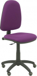 PIQUERAS Y CRESPO Modelo 04CP Silla de oficina ergon&oacute;mica con mecanismo de contacto permanente, regulable en altura y ruedas de parquet Asiento y respaldo tapizados en tejido BALI color morado