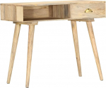 Konsoollaud 90 x 45 x 75 cm Konsoollaud elutuppa Konsoolkapp Konsoollauad Esiku laud T&auml;ispuidust Mango