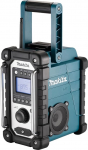 Makita DMR112 akutoitel t&ouml;&ouml;maaradio 7,2 V - 18 V DAB+ ja Bluetoothiga (ilma akuta, ilma laadijata), t&uuml;rkiissinine