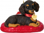 Hallmark Keepsake j&otilde;ulukaunistus 2025, Puppy Love Longhair Dachshund 2025, kingitused loomas&otilde;pradele