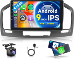 4G + 64G juhtmevaba Carplay Android Autoradio 2 DIN jaoks Opel Insignia 2008-2013 Buick Regal 2009-2013 9-tolline autoraadio Android auto navigatsiooniga GPS WiFi peeglilink Bluetooth FM/RDS/32 EQ/SWC tagumine osa