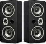 Dynavoice Magic LCR-4 Must paar seinak&otilde;lareid Premium kodukino heli jaoks koos kahe 4-tollise k&otilde;lariga Super Tweeter Vertikaalne v&otilde;i horisontaalne paigaldus Puidust v&auml;limus 90 dB 100 W paar k&otilde;larit
