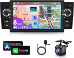 4G + 64G 8 Core autoraadio Fiat Punto 2005-2009/Linea 2007-2011 Carplay Android auto, Android 15,7-tolline HD IPS puuteekraan, raadio DSP GPS Wi-Fi Bluetooth FM RDS raadio koos tagurdamisega