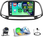 9 Zoll [Incell-Touchscreen] Android 15 Autoradio f&uuml;r FIAT Doblo/Yeni Kasa 2015 mit Kabellosem Carplay Android Auto, 4+128G Radio mit Bluetooth/GPS/R&uuml;ckfahrkamera/FM/RDS/EQ/WiFi/SWC/UI
