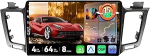 MSD Android 15 autoraadio Toyota RAV4 (2013-2018) jaoks | 4G + 64G, Octa-Core - GPS navigatsiooniradio | CarPlay Android auto roolijuhtimine Dual Band WiFi DSP DAB | Tagurduskaamera | 2 DIN 10.1