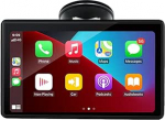 Traadita Apple Carplayer Android automonitor, 7-tolline Full HD puuteekraan, kaasaskantav autoraadio vastuv&otilde;tja, autoraadio koos peeglilinkiga, Bluetooth armatuurlaua tuuleklaasi paigaldus