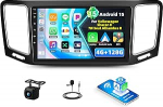 4+128G Android 15 autoraadio Volkswagen Sharan II 7N Seat Alhambra II 2012-2015, 9-tolline Incell puutetundlik raadio traadita CarPlay & Android Car Bluetooth 5.0 GPS WiFi FM/RDS 32EQ abil.