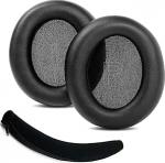 Anker Soundcore Life Q30 / Q35 Bluetooth-k&otilde;rvaklappidega &uuml;hilduvad k&otilde;rvapadjad ja peapaela asendamine Pehmema valgulise naha / m&auml;luvahuga k&otilde;rvapadjad