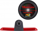 18 mm objektiivi tippkvaliteediga auto piduritulede tagurduskaamera Van Roof Camera Mercedes Benz Sprinter W906/VW Crafter Caravelle 2007-2015 (nurk ja kaugus reguleeritav)