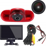 1280 x 720 pikslit auto kolmas katusealune piduritulede kaamera piduritulede tagurduskaamera asendus Renault Trafic Opel Vivaro Surf Concept Life Combo Vauxhall Fiat Talento Nissan + 7-tolline