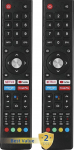 Changhong ChiQ Saba Smart TV teleriga GCBLTV02ADBBT &uuml;hilduv 2-komplektiline asenduspult kaugjuhtimispult