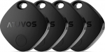 ATUVOS Air Tag Key Finder Pack of 4, Smart Tracker KeyFinder &uuml;hildub Apple'iga Kus on? App (ainult iOS, Android ei toeta) Bluetooth v&otilde;tmeotsija pagasi/kohvri/kottide jaoks, vahetatav aku