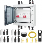 &Uuml;lelaine kaitse PV, DC 40A / 1000V isolaator l&uuml;liti - piksekaitse kaitsel&uuml;liti IP65 veekindel, p&auml;ikesepinge kaitse fotogalvaanilise 2 in 2 out jaoks