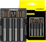 18650 akulaadija, LiitoKala Lii-402 akulaadija 4 pesaga, akude laadija toetab USB v&auml;ljundit 26650 17500 10440 Li-Lion aku, NI-MH / NI-Cd AA AAA jaoks.