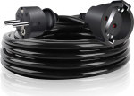EXTRASTAR 3M pikenduskaabel kaitsekontaktiga, maksimaalne v&otilde;imsus 3680 W, 3G x 1,5 mm&sup2;, kontorisse, koju, must