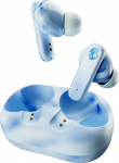 Skullcandy EcoBuds In-Ear juhtmevabad k&otilde;rvaklapid, 8-tunnine aku kestvus, akuvaba laadimiskohver, mikro, &uuml;hildub iPhone'i, Android ja Bluetooth seadmetega - Glacier