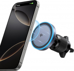 UGREEN Qi2 sertifitseeritud 15W MagSafe autokinnitusele koos laadimisfunktsiooniga, Magsafe mobiiltelefoni hoidik, auto &uuml;hildub iPhone 16/16 Pro/16 Pro Max/15/14/13 1M kaabliga