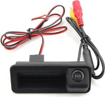 HD parkimisabi pagasiruumi k&auml;epidemega tagurduskaamera koos mikrol&uuml;litiga Ford Mondeo / Fiesta / S-Max / Focus 2C 3C / Range Rover / Freelander2 2010-2013 asendamine