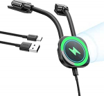 Baseus 15 W C03s Pro mobiiltelefoni hoidja auto Magsafe laadimisfunktsiooniga, magnetiline autolaadija armatuurlauale, traadita autolaadija iPhone'ile, Samsungile, nutitelefonile