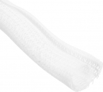 hankekaart 16,5 cm ID Split Loom Tubing 1,5 m pol&uuml;estrist kaablikaitses&uuml;steem kaabli muhv USB-kaabli toitejuhtmele, valge