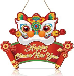 ANHUIB Head hiina uut aastat puidust m&auml;rk seinakujundustehnika Decor