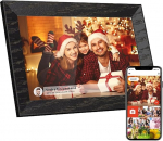 Tibuta 10.1 Inch Electronic Digital Photo Frame WiFi 32GB WiFi Digital Photo Frame 1280 x 800 HD IPS Touchscreen Memory Automatic Rotation Share Photos and Videos