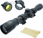 Hubertus Rifle Scope 4 x 32 - Reticle .30-30 Including Mounting 11 mm Rails