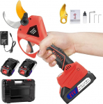 Elektriline oksak&auml;&auml;r, 800 W harjadeta mootor, 50 mm eriti tugev l&otilde;ikev&otilde;ime, varustatud 21 V 2 x 2 Ah liitiumakudega, madal m&uuml;ra, sobib paksude okste, hekkide ja aedade l&otilde;ikamiseks.