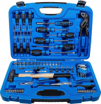 BGS 2217 | T&ouml;&ouml;riistakruvikeerajate kast | 67 t&uuml;kki | T&auml;idetud | Ratas, mutter ja mutriv&otilde;tme kast | Kruvikeeraja | Kruvikeeraja