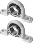 QUARKZMAN Pack of 2 KP006 Pillow Block laagrid 8 mm puuriga laagrikorpus tsingisulamist P6 (ABEC3)