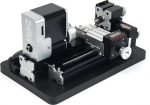 Miniatur-Drehmaschine aus Metall, 36 W, 20.000 U/min, didaktische Mini-Drehmaschine mit 2 Vorschubdiagrammen f&uuml;r Hobbyisten, Holzbearbeitung, Handwerk (normal)