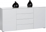 m&ouml;belando Suzette Sideboard White High Gloss