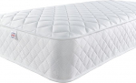 Aspire Beds Comfort Plus Aspire-Cool Touch Foam Free Bonnell Sprung Value Spring Essentials Premium Mattress, Polyester Cotton Blend, White Trim, Single