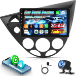 [2G + 64G] Androidi autoraadio Ford Focus 1998-2005 juhtmevaba Carplay ja Android Car, 9-tolline HD puuteekraaniga autoraadio GPS/WiFi/Bluetooth/EQ/FM RDS-ga