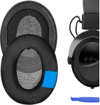 Geekria Sport Cooling Gel-Infused Cloth asendusk&otilde;rvapadjad HyperX Cloud II, 2, Mix, Alpha, Cloud Flight, Stinger, Revolver S, Ear Pads, Earpads Repalcement jaoks