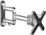 PureMounts STYLE-23C Wandhalterung f&uuml;r TV Ger&auml;te mit 33-69cm, VESA: 100x100, neigbar, schwenkbar, Wandabstand: 97-423mm, max: 15kg, schwarz