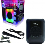 Lexibook, iParty&reg; K8310 Kaasaskantav Bluetooth&reg; k&otilde;lar mikrofoniga, v&otilde;imas helitugevus, mitmev&auml;rvilised valgusefektid, laetav aku