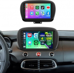 4+128GB Android 15 autoraadio Fiat 500X 2014-2020 traadita Carplay Android auto, 9-tolline puuteekraaniga raadio Bluetooth/GPS/Reversioonikaamera/FM/RDS/EQ/WiFi/SWC/UIga