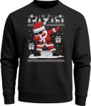 MoonWorks&reg; Sweatshirt meeste j&otilde;ulupidu j&otilde;uluvana Dab Dab motiiviga naljakas kampsun puslega