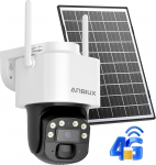 ANBIUX v&auml;livaatluskaamera aku p&auml;ikesekaamera j&auml;lgimine v&auml;ljas topeltobjektiiviga, 360 &deg; PTZ WLAN kaamera v&auml;ljas juhtmevaba PIR isiku tuvastamisega, v&auml;rviline &ouml;ine n&auml;gemine, 2-suunaline heli, IP66