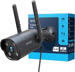 GNCC 2K WiFi v&auml;livalvekaamera, WiFi IP v&auml;likaamera 2-suunalise heliga, infrapunase &ouml;&ouml;vaatega, 24/7 salvestamine, liikumistuvastus, IP65 veekindel, 2,4 GHz, GT1ProB