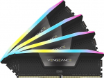 Corsair Vengeance RGB DDR5 RAM 64GB (4x16GB) 6400MHz CL32 Intel XMP iCUE &uuml;hilduv arvutim&auml;lu - must (CMH64GX5M4B6400C32)