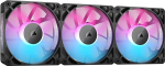 CORSAIR iCUE LINK RX120 RGB 120 mm PWM ventilaator koos iCUE LINK s&uuml;steemikeskusega - magnetkuppel laager - 3 tk - must