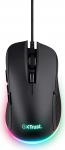 Trust Gaming GXT 922 Ybar Gaming Maus, 68% Recycelten Materialien, RGB LED-Beleuchtung, 6 Programmierbare Tasten, 200-7200 DPI, USB Kabel 2,1 m, PC Maus mit Software f&uuml;r Computer / Laptop - Schwarz