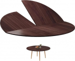 Gro&szlig;e, runde, klappbare Tischplatte, runde Tischplatte ohne Beine, runde Holztischplatte f&uuml;r Catering, Bankette und Partys(220cm/87in)
