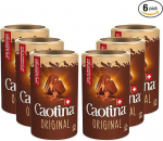 Caotina Original joogikakao - Kakaopulber kuuma &scaron;okolaadi valmistamiseks t&otilde;elise &Scaron;veitsi &scaron;okolaadiga - parim kakao j&auml;tkusuutlik ja sertifitseeritud (6 x 500 g)