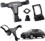 Toyota C-HR 2016-2025, CHR Accessories Gravity Mobile Phone Holder, Toyota C-HR mobiiltelefoni autohoidik, mis &uuml;hildub k&otilde;igi nutitelefonidega 4 - 7 tolliga