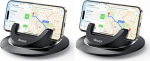 Beeasy mobiiltelefoni hoidja auto armatuurlaual 360&deg; p&ouml;&ouml;ratav auto telefoni hoidja Silikoonist auto telefoni hoidja nutitelefonile (2 tk)