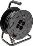 Kaablirull 30 m 220 - 240 V AC 4X230 V IP20 Pikenduskaabel Must 16 a/2300 W H05VV-F 3x1,5 mm2 GTV 2722