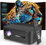 Nigecue projektor 4K [Netflix Official & Dolby Audio], Auto Focus/Auto Keystone Correction 30000L WiFi6 Bluetooth 1080P Full HD projektor, nutikas videoprojektor kodukino, &uuml;hildub YouTube/Prime Video'ga